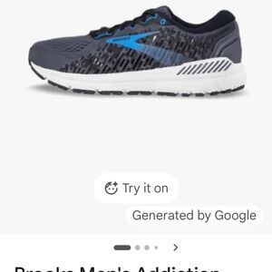 Brooks Men's Athletic Shoes - Dark Gray and Blue